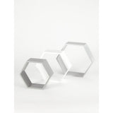 George Home hexagonal shelves set of three - British product