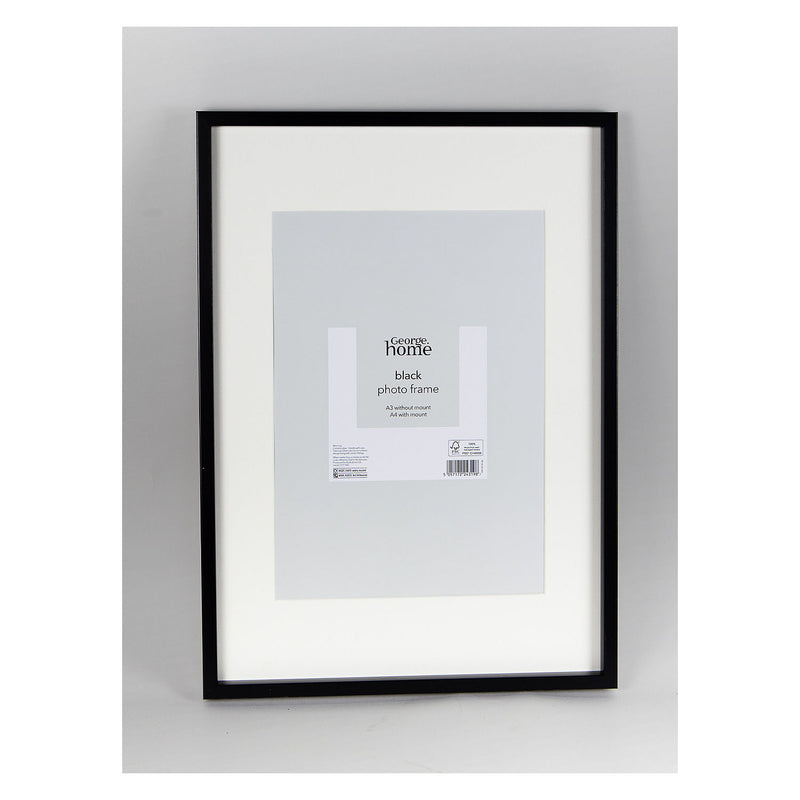 George Home black poster frame for A3 and A4 photos, UK version