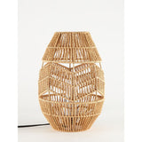 George Home rattan pot style table lamp, UK version