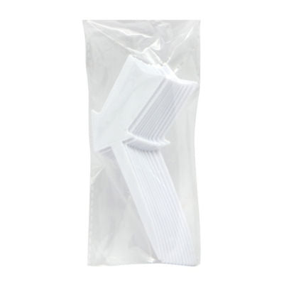 ASDA white plastic garden markers 12 pack - British product