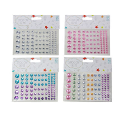 ASDA Stick Gems 80 assorted pieces - British product