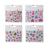 ASDA bubble stickers assorted heart bath designs - British product