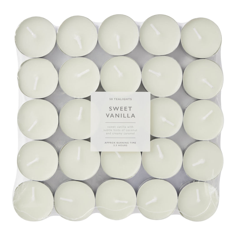 George Home vanilla scented tea lights 50 pack, UK version
