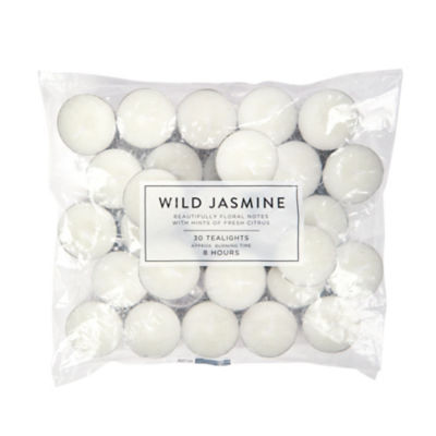 George Home wild jasmine scented tealights 30pk, UK version