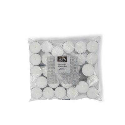 George Home white unscented tealights 30 pack, UK version