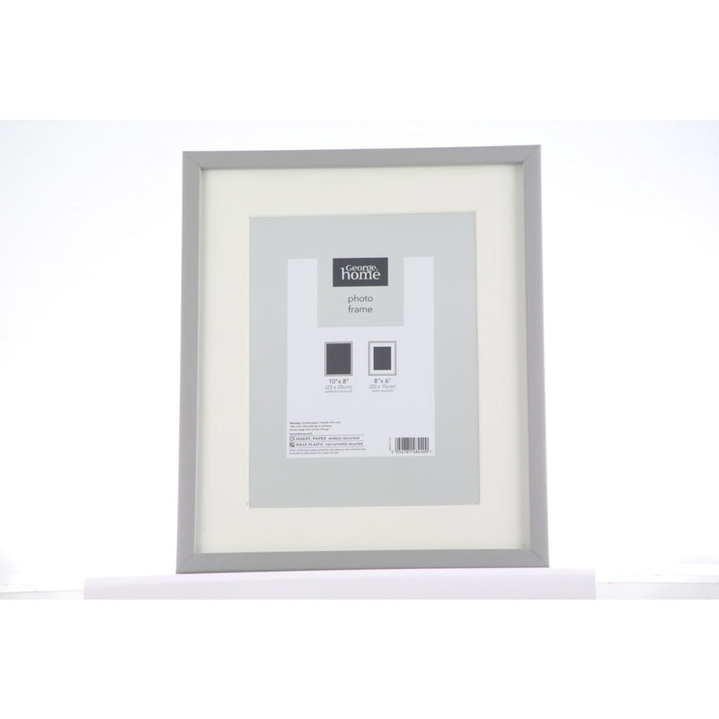 George Home boxed grey photo frame 8x6 inch, UK version