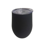 Black double wall teardrop tumbler (British brand)