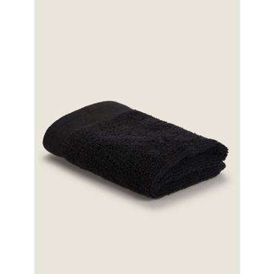 George Home black cotton bath towel medium, UK version