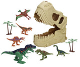 Dynaforce Dino Skull Case with dinosaur figures - British product