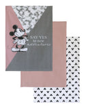 George Home Disney Mickey Mouse tea towels 3 pack, UK version