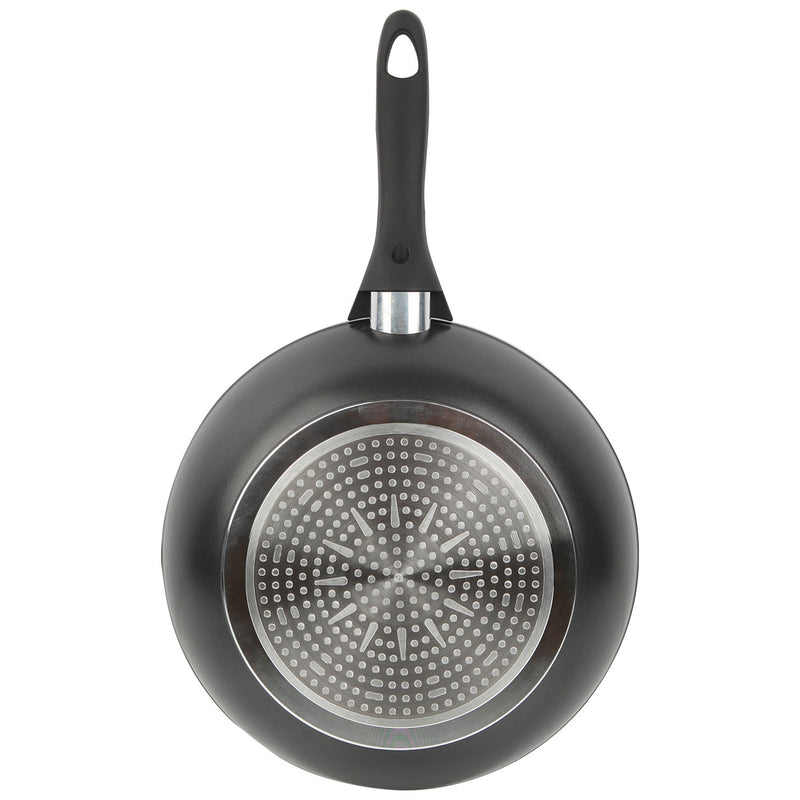 George Home matte black non-stick wok 28cm, UK version