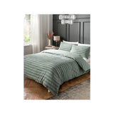 George Home green luxury tufted duvet set double (British brand)