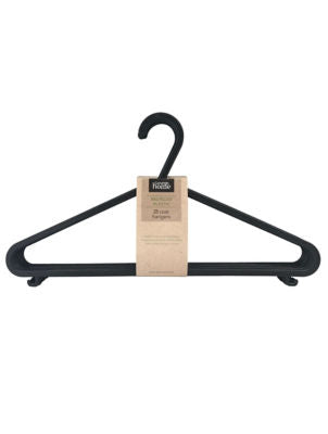 ASDA George Home Black Plastic Clothes Hangers 25 Pack- Buy online at McGrocer