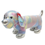 Kid Connection soft foil rainbow sequins puppy 23cm, UK version