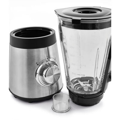 George Home stainless steel black and silver jug blender, UK version