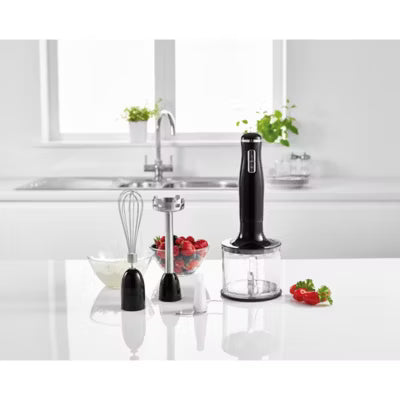 George Home Black Glossy 3-in-1 hand blender, UK version