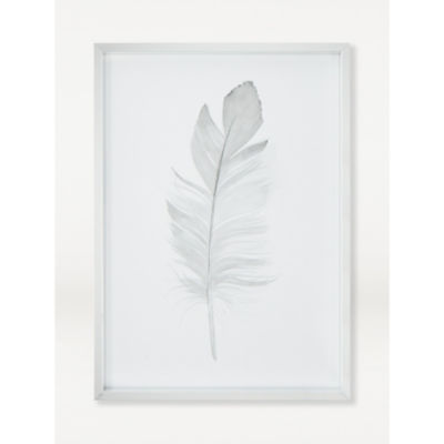 George Home feather print in silver frame, UK version
