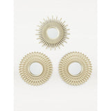 George Home sunburst mirrors gold 3pk (British brand)
