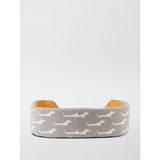 George Home grey sausage dog print foam bed, UK version