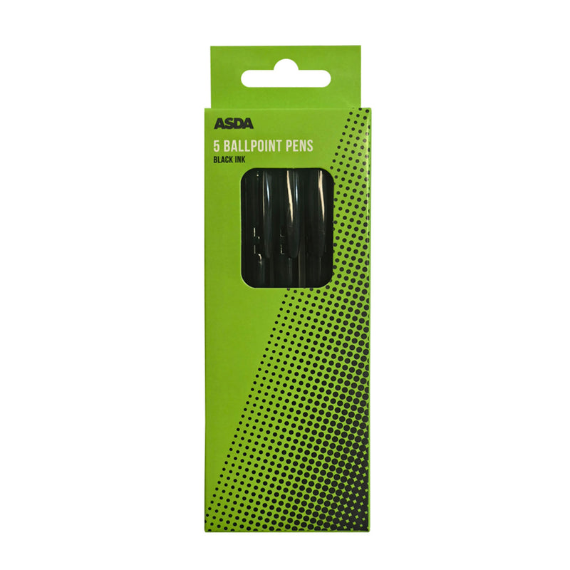 Pen & Gear ballpoint pens 5 pack, imported from the UK