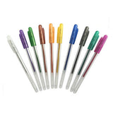 ASDA glitter gel pens assorted colours 10 pack - British product