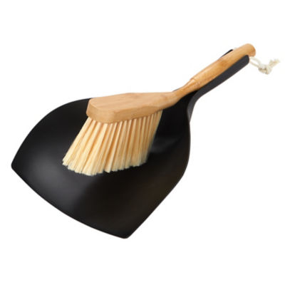 George Home bamboo dustpan, natural material - British product