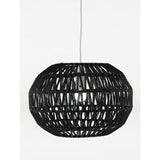 George Home black rattan light shade, UK version