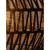 George Home black rattan light shade, UK version