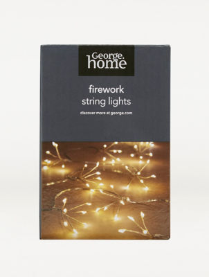 George Home firework string lights, imported from the UK
