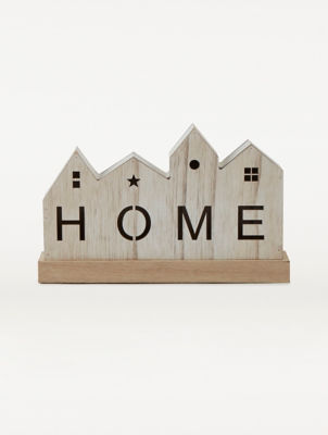 George Home wooden decorative light 1pc, UK version