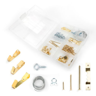 Hyper Tough 105-piece picture hanger kit, imported from the UK