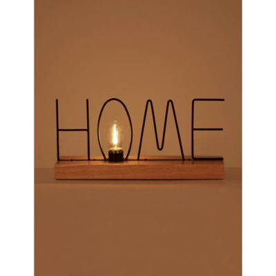 George Home grey home bulb lamp 15x36x5.5cm (British brand)