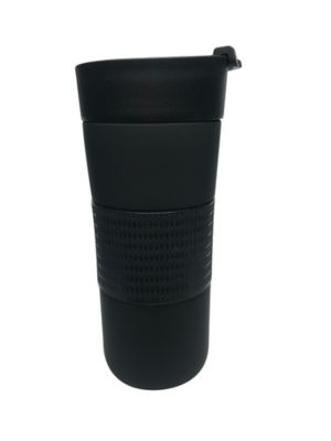 George Home ceramic-lined travel mug with matt black finish, UK version