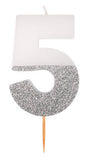 George Home large number candle 5, UK version