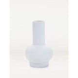 George Home white textured ceramic vase W16.5cm H27cm (British brand)