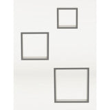 George Home grey square shelf set of 3, UK version
