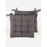 ASDA George Home Grey Seat Cushion Pad, Set of 2, 40 x 40cm- Buy online at McGrocer