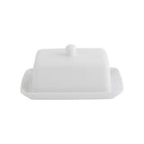 George Home Simply White butter dish, UK version