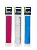 ASDA 15cm plastic ruler in assorted colours - British product