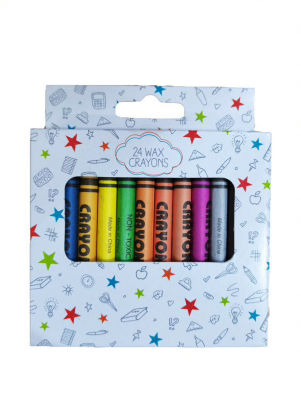 ASDA wax crayons 24 pack - British product