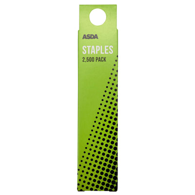 ASDA ASDA Staples Metal Staples 2500 Pack- Buy online at McGrocer