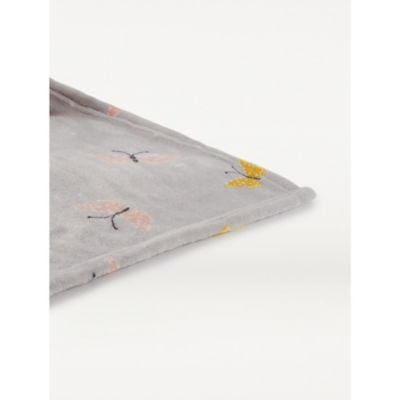 George Home grey butterfly throw, imported from the UK