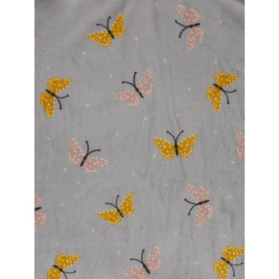 George Home grey butterfly throw, imported from the UK