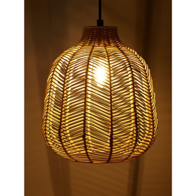 George Home rattan wicker light shade 30cm, UK version