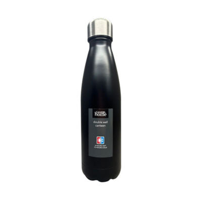 George Home black double wall canteen 500ml, UK version