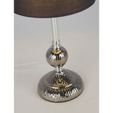 George Home grey stick table lamp 39cm tall, imported from the UK