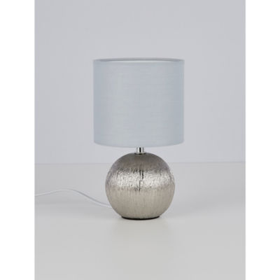 George Home silver etched small table lamp, imported from the UK