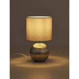 George Home silver etched small table lamp, imported from the UK