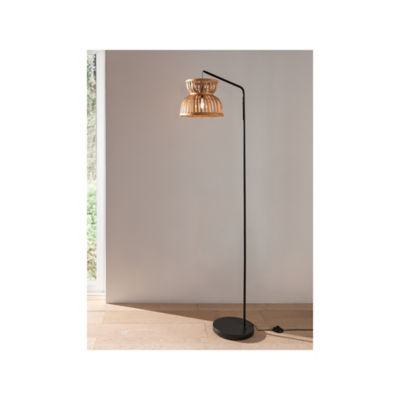 George Home black bamboo hanging floor lamp, UK version