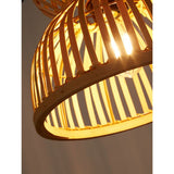 George Home black bamboo hanging floor lamp, UK version